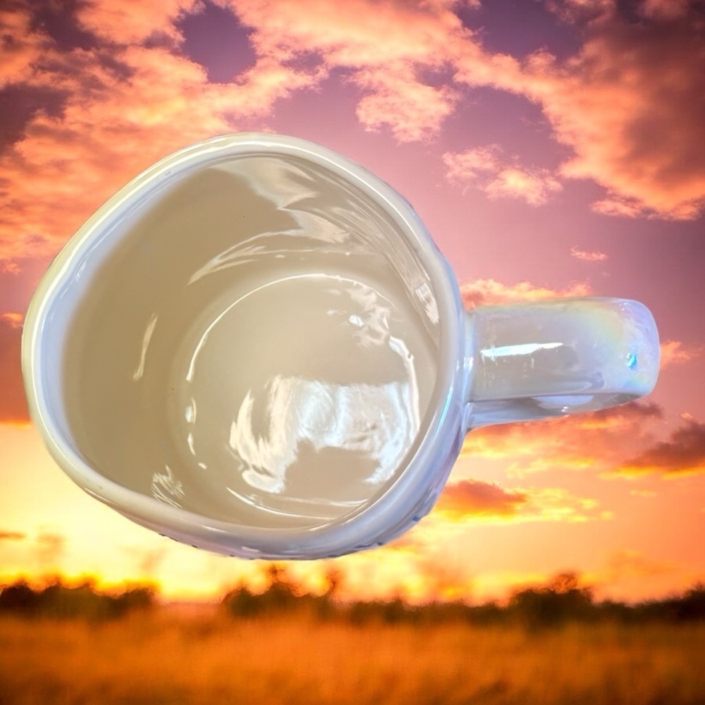 Graduation Present Idea RAE DUNN “SHINE BRIGHT” MUG Shimmering Iridescent Finish - Picture 16 of 17